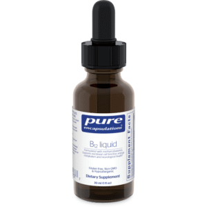 pure encapsulations b12 liquid dietary supplement 30 ml amber bottle with dropper