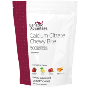 Calcium Citrate Chewy 500mg Assorted Fruit Flavors